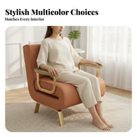 Fold-Expandable Chair Bed Space-Saving Fold-Expandable Single Sleeper Foldable Design Two-in-oneUse for Guests, Small Spaces