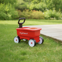 Push Cart Rideplay Vehicle Easy to Clean Push Toy with Handle for Young Children, Playroom