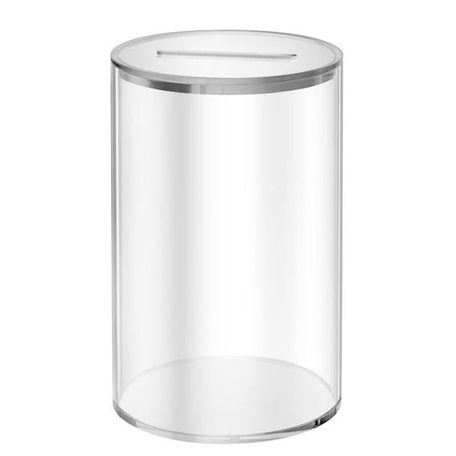 Acrylic Piggy Bank Minimalist Transparent Currency Jar Lightweight for Shelf