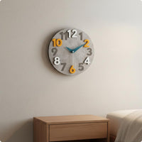 Hush Wall Timepiece Non-Ticking Home Decor Easy to Read