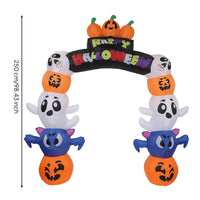 Inflatable Halloween Inflatable Decoration Outdoor Inflatable Archway Easy to Inflate Halloween Archway Cartoon for Families, Yard, Entryway, Lawn, Party