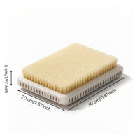 Back Scrubber Hands Bath Brush with Bristles Soft-Filament for Adults, Shower