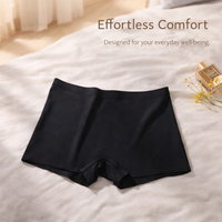 Womens Boxers Underwear with Ice Silk Cooling Material for Summer, Breathable Lightweight Boyshorts for Anti Chafing Mid-Rise Style