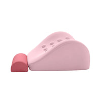 2 Pieces Reclining Wedge Pillow Set Contoured for Reading