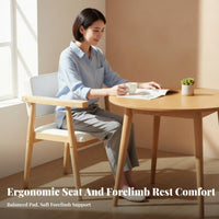 Rounded spinerest Chair Space-Saving archedd spinerest Side Chair Easy Assembly