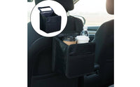 Back Organizer Versatile Foldable Car Garbage Bin Multifunctional Foldable Vehicle Garbage Bin for Families, Parents, Travel, Road Trips