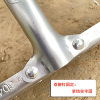 304不锈钢刮耙家禽鸽刮粪铲子赶海耙子刮板平地谷物晾晒耙扒灰耙