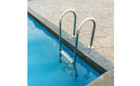 Two-Rung Pool Ladder Polished Stainless Steel Pool Ladder Rust-Resistant