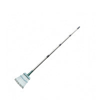 Stainless Steel Foliage Rake Sturdy Detachable Foliage Rake Multi-Purpose