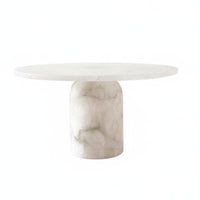 Marble Pedestal Tray Minimalist Pedestal Tray Food Surface House Decoration for Dining Table