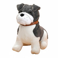 Shar Pei Stuffed Toy Huggable Wrinkly Dog Stuffed Toy Super Cuddly Pup Dog Doll for Kids, Nursery, Living Room, Bedroom