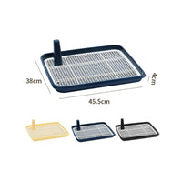 Dog Toilet Tray Raised Rim Pet Care Washable