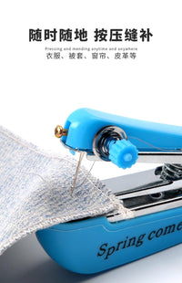 便携式手动迷你微型缝纫机家用手持简易缝衣服神器袖珍小型裁缝机 特惠款★缝纫线【黑色1卷装】.