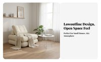 Tofu Block Sofa Removable and Cleanable Cover Tofu Block Sectional Nordic Design Easy Assembly for Young Adults, Students