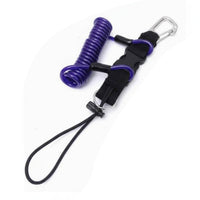 Quick Release Coil Lanyard Anti-Drop Scuba Diving Camera Lanyard Extends to 1.5m Coiled Spring Rope for Snorkeling