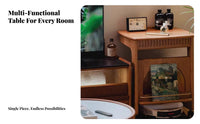 Wheeled Two-Shelf Stand Mobile Design End Table adaptable for Small areas