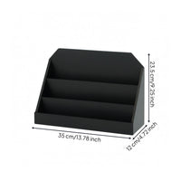 Wooden Magazine Rack accessibleTop Slanted Desk Organizer Tabletop