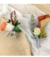 Triangle Plastic Brooch Clip for Wedding Flowers and DIY Bouquet Packaging