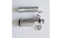 Threaded Metal Connector with Mounting Flange Aluminum Hardware Compact for Electricians
