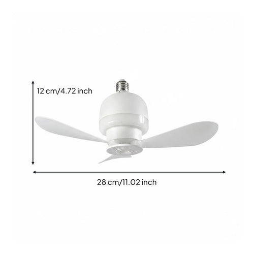 E27 Fan Light Compact Home Lighting Space-Saving for Students