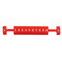 Mounting Holes Compact Rectangular Score Counter Lightweight Plastic Score Counter Sports Equipment