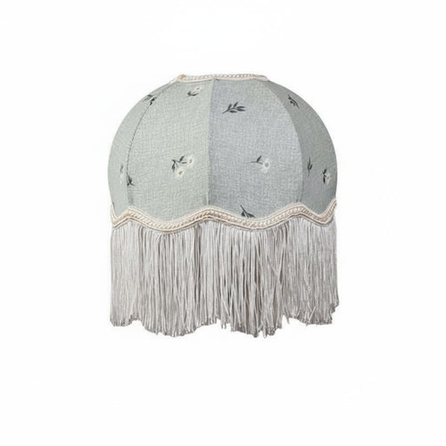 European Design Table Lampshade Antique Charm Fringed Velvet Lamp Shade