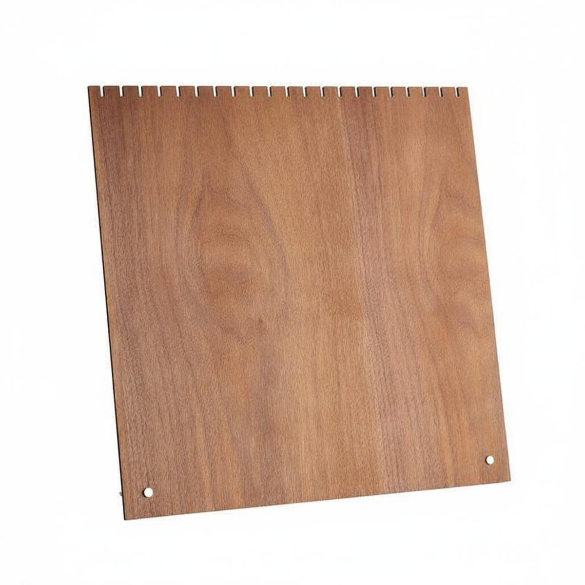 Large Capacity Walnut Necklace Display Stand Nordic Design Slanted Necklace Rack Tabletop Necklace Organizer for Craft Fair