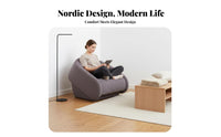 Convertable Armchair Bed Nordic and Design Fold-Deployable Armchair Bed 2-in-1 Function Easy to Assemble for Students