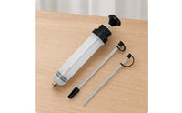 Fluid Tool Clear Barrel Tube-Connected Pump Transparent Tubes
