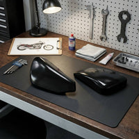 Metal Left Side Battery Cover Easy to Install Left Battery Side Cover Black Sleek