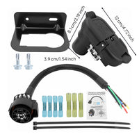 Color-Coded 7-7-Contact Hauling Wiring Harness Corrugated Tube Hauling Wiring Harness