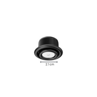 Adjustable cabinet spotlight, anti-glare