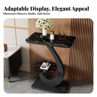 Multi-Tier Plant Stand Floor-Standing Staggered Tier Shelving Unit Stable Frame