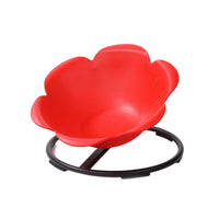 Molded Flower Rotating Chair Smooth Sensory Rotating Chair Low-Height Sensory Integration Toy 360° for Children, Toddlers, Playroom, Home
