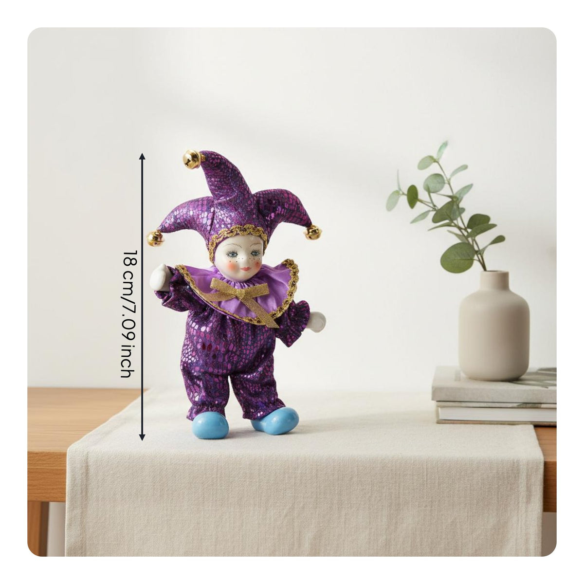 Ceramic Angel Doll Cute Angel Figurine Colorful for Shelf