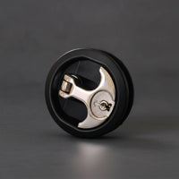 Recessed Flush-Deck-Latch Secure Flush-Mounted Lock  Locking Door Latch for Boat Owners