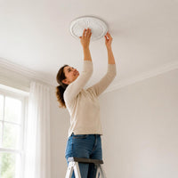 European Design Ceiling Decor Plate Easy to Install Light Fixture Trim