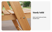 Foldable Design Wooden Folding Chair Space-Saving Collapsible Backrest Stool Multifunctional Portable Wooden Stool No Installation Required for Children, Fishermen, Fishing, Restaurant, Camping, Garden