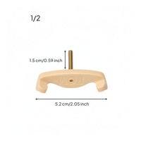 Extended Leg Design Violin Shoulder Rest Rubber Feet Music Accessory Stable Fit