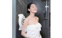 Waterproof Wall-Mounted Shower Brush Compact Handshandshands-off Body Washer Washer Easy to Install Wall-Mounted Back Scrubber Long-Lasting for Bathroom