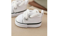 17cm Doll Shoes Detailed Design 3.8cm Doll Shoes Easy to Put On Miniature Canvas Sneakers for Kids, Display, Dollhouse Play