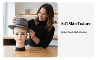 Display Head Lifelike Features Dent Resistant Construction for Retail