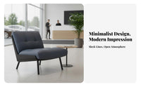 Single Sofa Chair Minimalist Design Upholstered Tub Chair Modern and design firm-density Foam padding for Adults, Cafe, salon