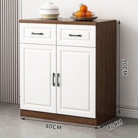 1 Piece Dining Room Buffet Cabinet Freestanding Cupboard Storage Household Furniture Console Solid Wood Board Multiple Drawers Suitable for Dining Room Living Room Entryway