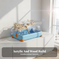 Acrylic Hamster Enclosure Large Space Acrylic Hamster Enclosure Kit Easy To