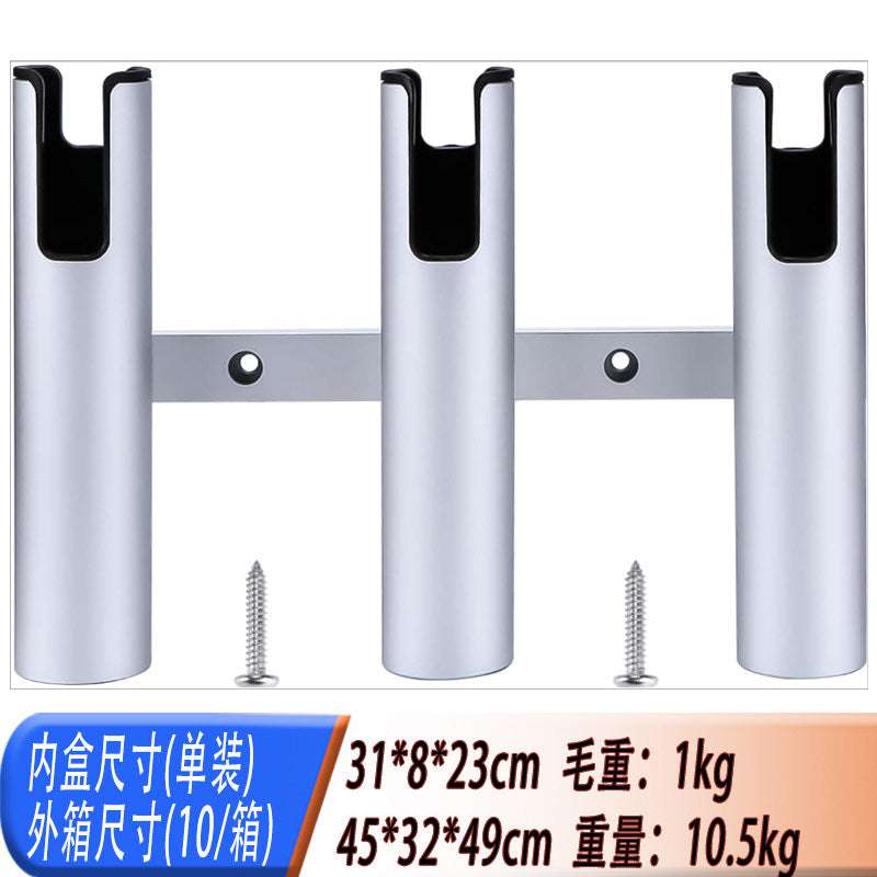 Silver 3-tube Black