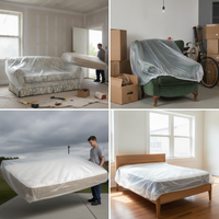 Disposable Elastic Dust Cover for Sofa and Bed Furniture Protection