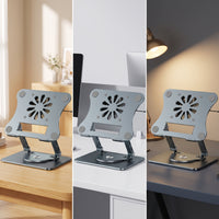 Laptop Stand, with Cooling Heat Dissipation Fan Dissipation Laptop Stand, with Broad Compatibility Compatibility for Professionals