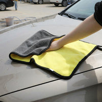 Super Absorbent Microfibre Towel and Car Drying Towel, 80/20 Polyester-Polyamide Blend, Easy Wring Towel with Bound Seams for Drying