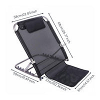 Adjustable Bed Backrest Heavy Duty Sit up Support Aid Foldable Design Folding Backrest Lounger for Elderly, Bedridden Patients, Hospital, Outdoor